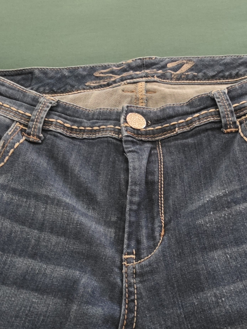 Seven7 Classic Medium Wash Bootcut Blue Jeans Size 18W Good Condition - Picture 9 of 13